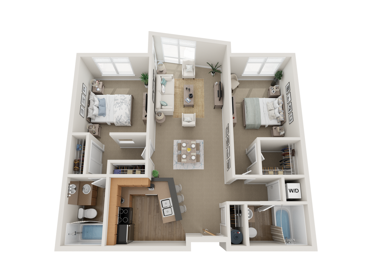 Floor Plans of Theas Landing in Tacoma, WA